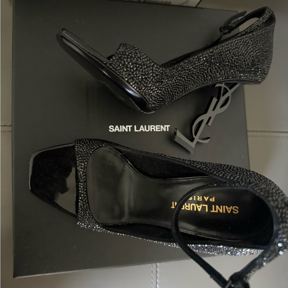 Yves Saint Laurent Black Heels - Picture 4 of 4